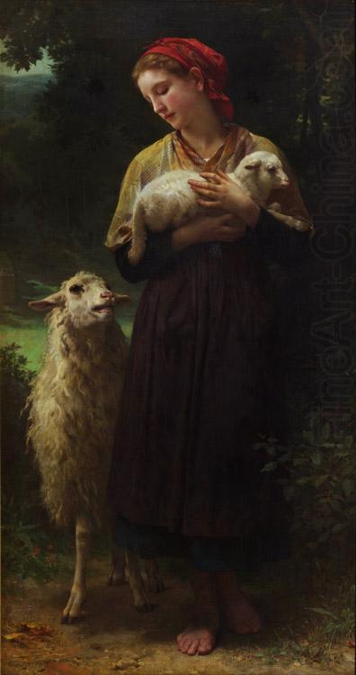 The Shepherdess (mk26), Adolphe William Bouguereau